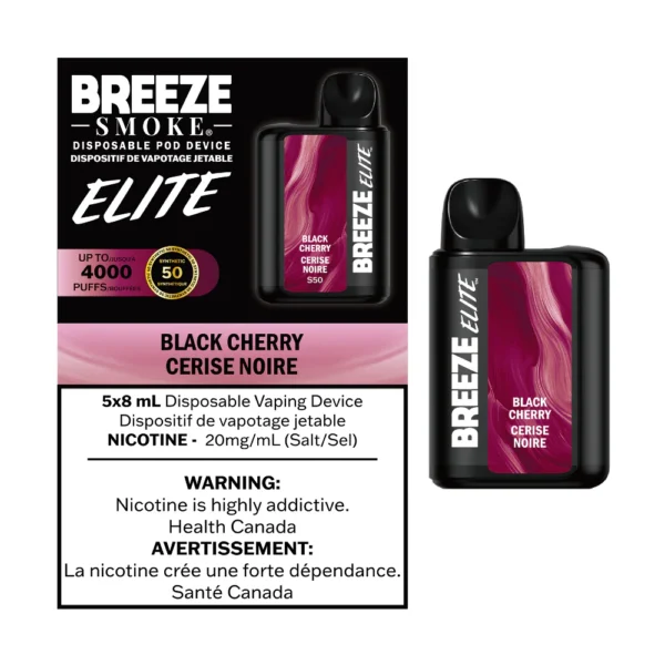 Breeze Elite Black Cherry 4000 Puffs